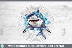 GorgeousWatercolor Splash Wind Spinner design.