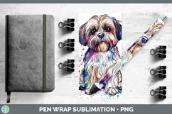GorgeousWatercolor Splash Pen Wrap design.