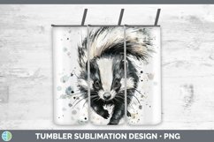 GorgeousWatercolor Splash Tumbler design.