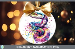 GorgeousWatercolor Splash Ornament design.