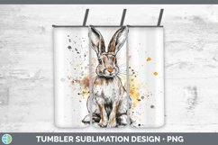 GorgeousWatercolor Splash Tumbler design.