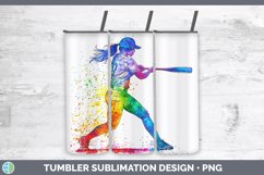GorgeousWatercolor Splash Tumbler design.