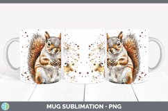 GorgeousWatercolor Splash Mug Wrap design.