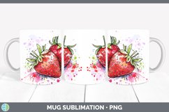 GorgeousWatercolor Splash Mug Wrap design.