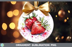 GorgeousWatercolor Splash Ornament design.
