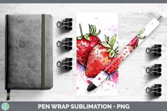 GorgeousWatercolor Splash Pen Wrap design.