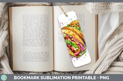 GorgeousWatercolor Splash Bookmark design.
