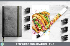 GorgeousWatercolor Splash Pen Wrap design.