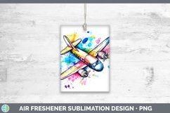 GorgeousWatercolor Splash Toy Air Freshener design.