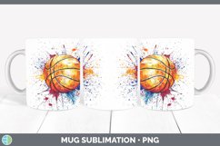 GorgeousWatercolor Splash Toy Mug Wrap design.