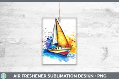 GorgeousWatercolor Splash Toy Air Freshener design.
