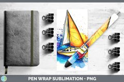 GorgeousWatercolor Splash Toy Pen Wrap design.