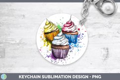 GorgeousWatercolor Splash Toy Keychain design.