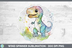 GorgeousWatercolor Splash Toy Wind Spinner design.