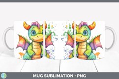GorgeousWatercolor Splash Toy Mug Wrap design.