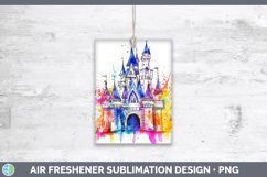 GorgeousWatercolor Splash Toy Air Freshener design.