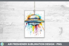 GorgeousWatercolor Splash Toy Air Freshener design.