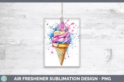 GorgeousWatercolor Splash Toy Air Freshener design.