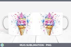 GorgeousWatercolor Splash Toy Mug Wrap design.