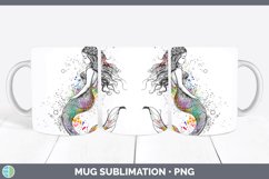 GorgeousWatercolor Splash Toy Mug Wrap design.