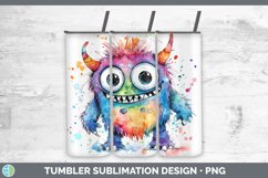 GorgeousWatercolor Splash Toy Tumbler design.