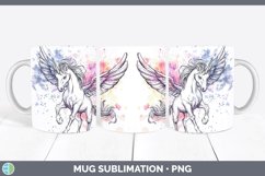 GorgeousWatercolor Splash Toy Mug Wrap design.