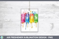 GorgeousWatercolor Splash Toy Air Freshener design.