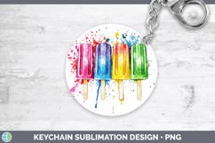 GorgeousWatercolor Splash Toy Keychain design.