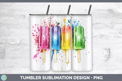 GorgeousWatercolor Splash Toy Tumbler design.