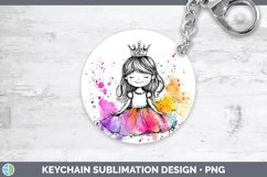 GorgeousWatercolor Splash Toy Keychain design.