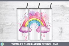 GorgeousWatercolor Splash Toy Tumbler design.