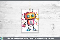 GorgeousWatercolor Splash Toy Air Freshener design.