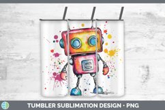 GorgeousWatercolor Splash Toy Tumbler design.