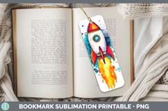 GorgeousWatercolor Splash Toy Bookmark design.