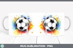 GorgeousWatercolor Splash Toy Mug Wrap design.