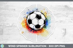 GorgeousWatercolor Splash Toy Wind Spinner design.