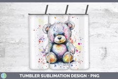 GorgeousWatercolor Splash Toy Tumbler design.