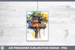 GorgeousWatercolor Splash Toy Air Freshener design.