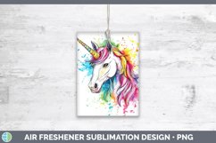GorgeousWatercolor Splash Toy Air Freshener design.