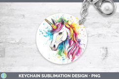 GorgeousWatercolor Splash Toy Keychain design.