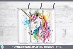 GorgeousWatercolor Splash Toy Tumbler design.