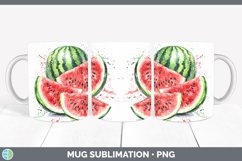 GorgeousWatercolor Splash Mug Wrap design.