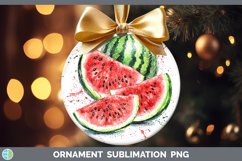 GorgeousWatercolor Splash Ornament design.