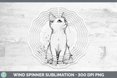 GorgeousWatercolor Splash Wind Spinner design.