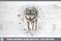 GorgeousWatercolor Splash Wind Spinner design.