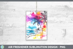 GorgeousWatercolor Splatter Air Freshener design.