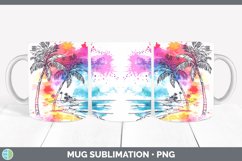 GorgeousWatercolor Splatter Mug Wrap design.