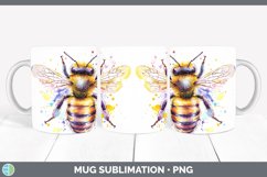 GorgeousWatercolor Splatter Mug Wrap design.