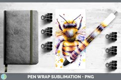 GorgeousWatercolor Splatter Pen Wrap design.