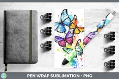 GorgeousWatercolor Splatter Pen Wrap design.